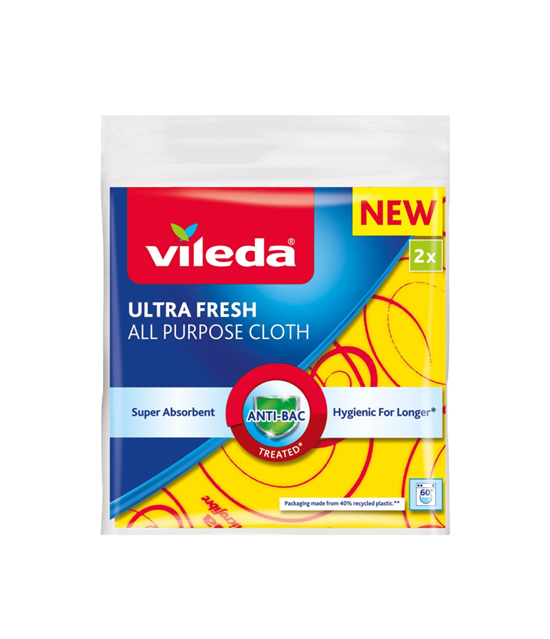 Vileda-All-Purpose-Cloth-Ultral-Fresh-x2pcs Vileda All Purpose Cloth Ultral Fresh x 2pcs - Image 1